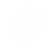 The logo for the medical collective. It is a dark blue circle, with additional circles inside, each with a symbol denoting different types of medical specialties.